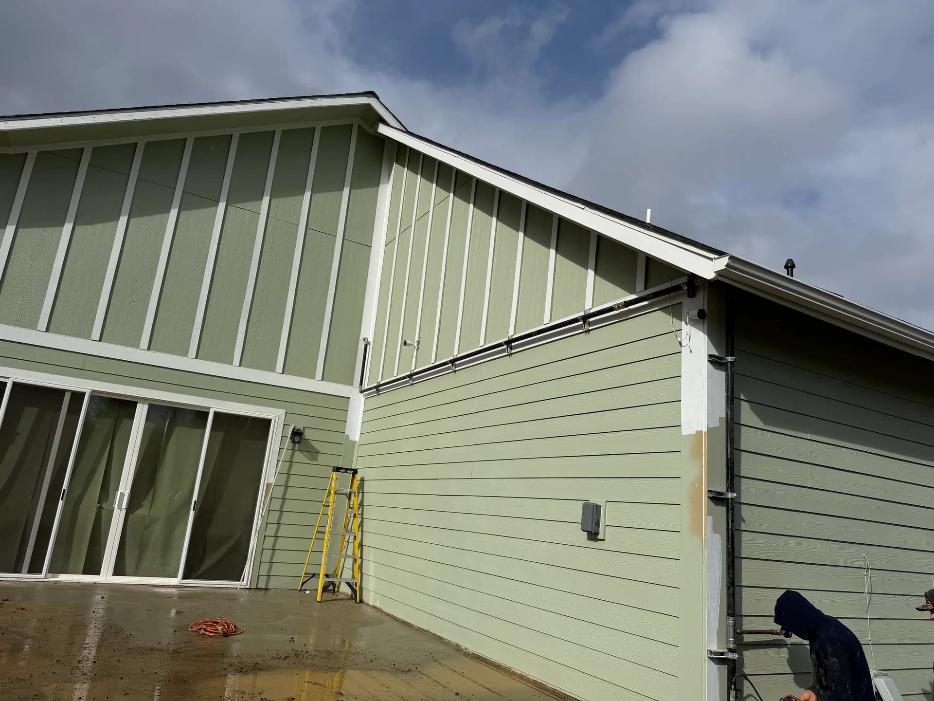 Commercial gas and electrical line install